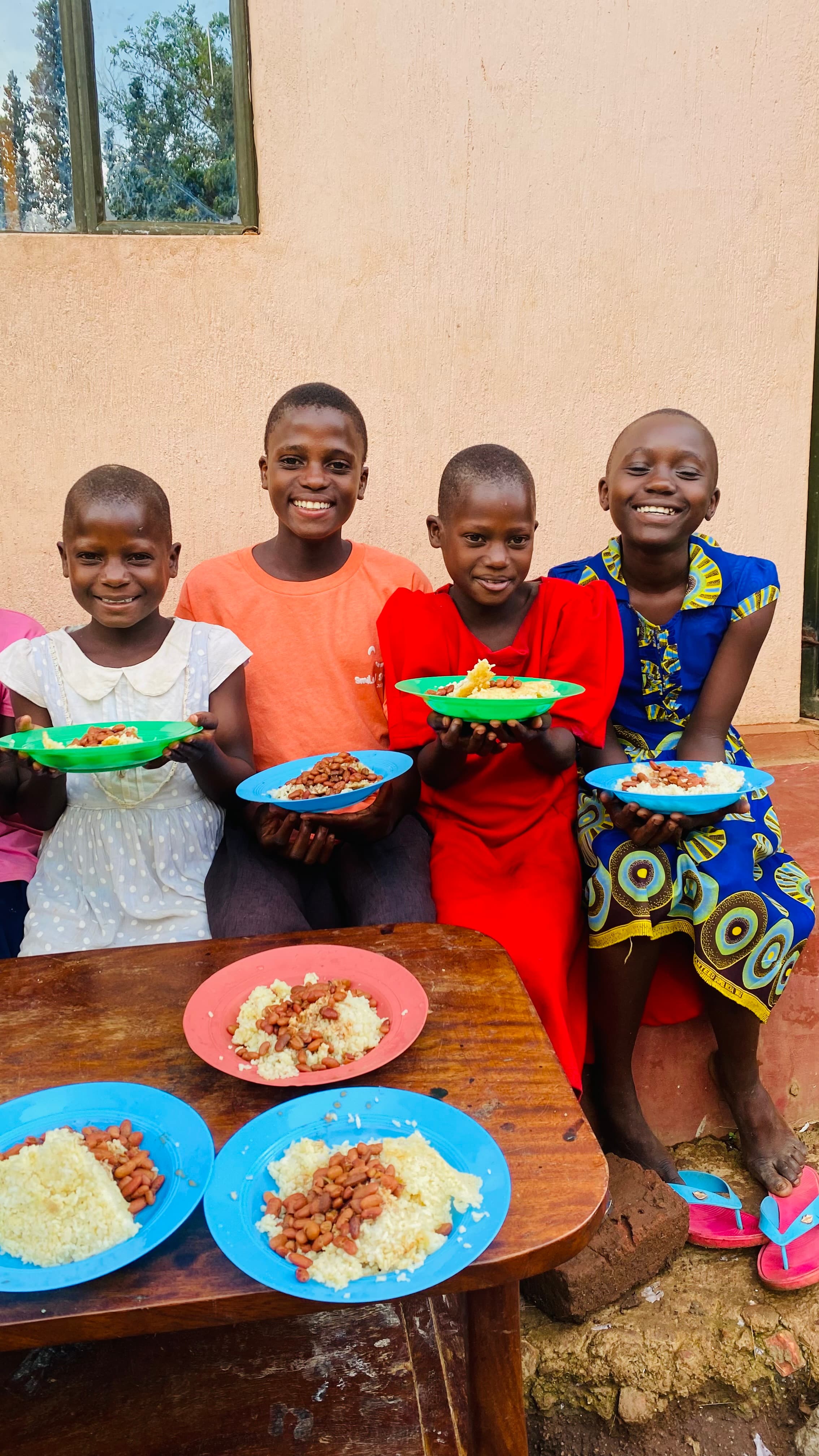 Children with meals